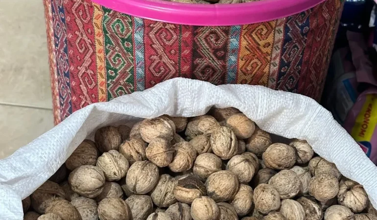 Bahçesaray’da Bereketli Ceviz Sezonu