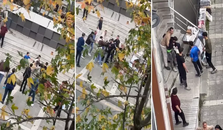 Kağıthane’de kız çocuğunu rahatsız ettikleri iddia edilen iki kişi bıçaklandı: Bir yaralı ağır