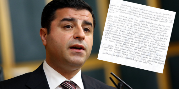 Selahattin Demirtaş Eleştirilere, Mektupla Cevap Verdi.