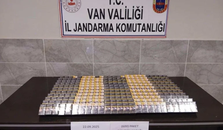 Van’da Jandarma’dan Kaçakçılara Darbe: Sigara ve Gümrüksüz Mal Ele Geçirildi