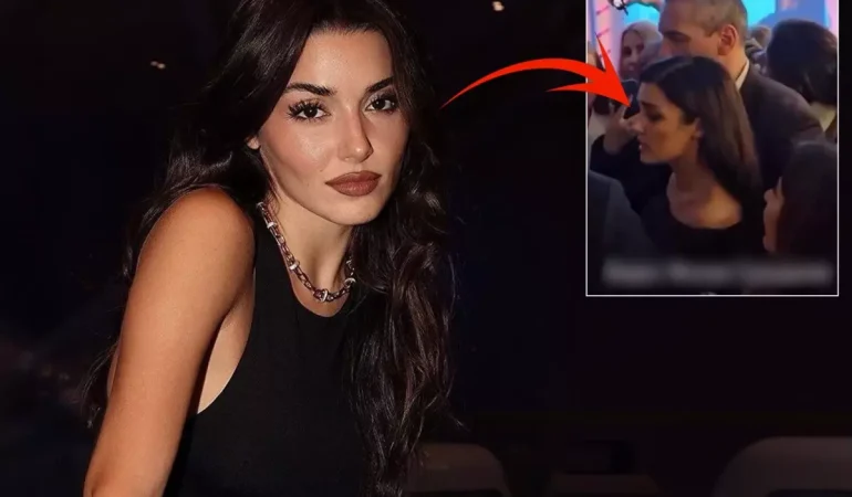 Hande Erçel, Moskova’da hayranına sert davranan korumayı durdurdu: “Hey hey hey, stop!”