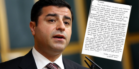 Selahattin Demirtaş’tan Bahçeli’ye Açık Mektup: “Önce Barış, Her Şeyden Önce Barış”